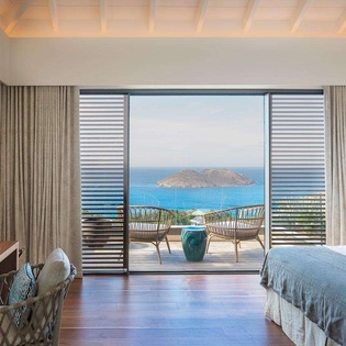 Bedroom at WV LER, Colombier, St. Barthelemy