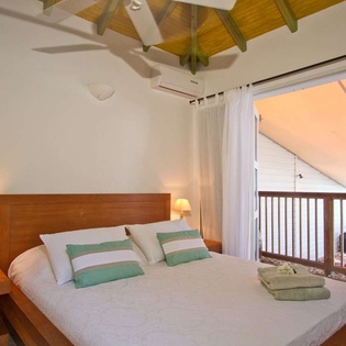 Bedroom at WV BEA, Marigot Beach, St. Barthelemy