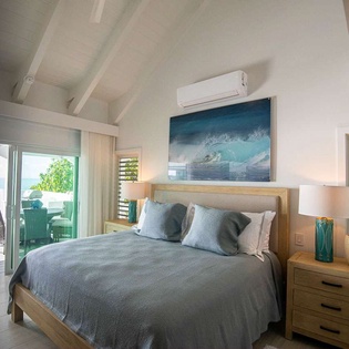 Bedroom at TC MSW, Ocean Pt/Taylors, Turks & Caicos