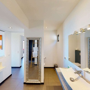 Bathroom at WV ITA, Lorient, St. Barthelemy