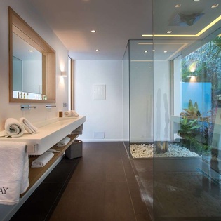 Bathroom at WV WAY, Colombier, St. Barthelemy