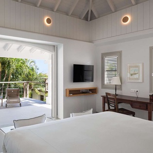 Bedroom at WV HBV, Flamands, St. Barthelemy