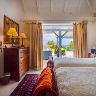 Bedroom at WV FRE, Pointe Milou, St. Barthelemy