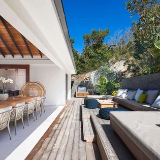 Deck at WV LER, Colombier, St. Barthelemy