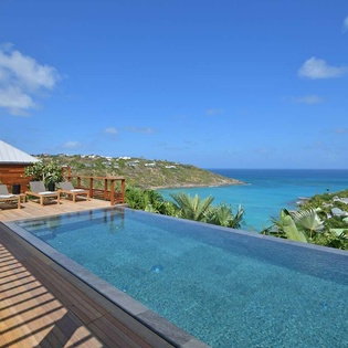 Villa Pool at WV VUM, Marigot, St. Barthelemy