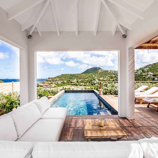 Terrace at WV APE, St. Jean, St. Barthelemy