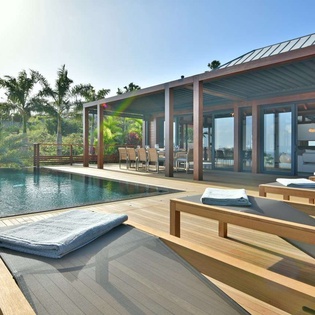 Deck at WV VUM, Marigot, St. Barthelemy