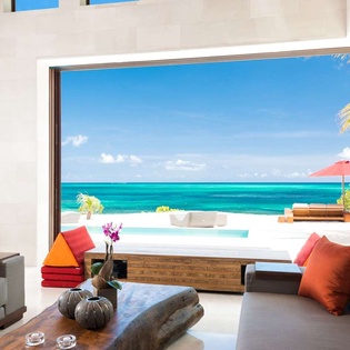 Living Room at PL KAN, Grace Bay Turtle Cove, Turks & Caicos