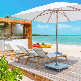 Deck at TC BLC, Long Bay Beach, Turks & Caicos