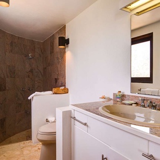 Bathroom at AXA WAV, Shoal Bay East, Anguilla