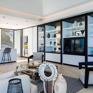 Living Room at WV TAR, Camaruche, St. Barthelemy