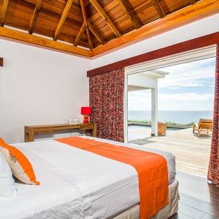 Bedroom at WV ATO, Toiny, St. Barthelemy