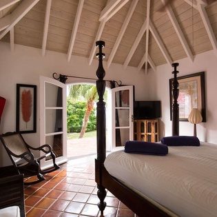 Bedroom at WV PAS, Lurin, St. Barthelemy