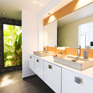 Bathroom at WV VLY, Vitet, St. Barthelemy