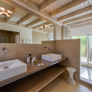 Bathroom at SXM NOL, Hillside/Terres Basses, St. Martin