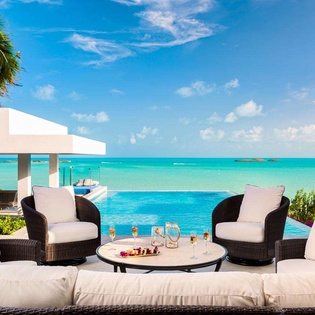 Patio at TC SDB, Turtle Tail, Turks & Caicos