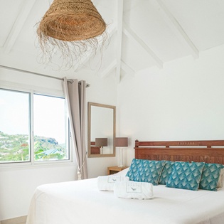 Bedroom at WV REL, St. Jean, St. Barthelemy