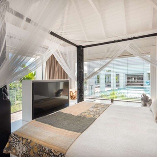 Bedroom at WV ECL, Camaruche, St. Barthelemy