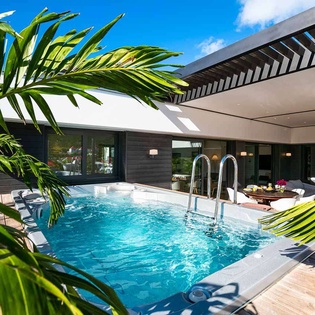 Villa Pool at WV GUL, Gustavia, St. Barthelemy