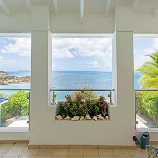 Terrace at PIE BLS, Happy Bay, St. Martin