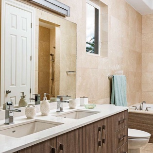 Bathroom at TC BRE, Long Bay Beach, Turks & Caicos