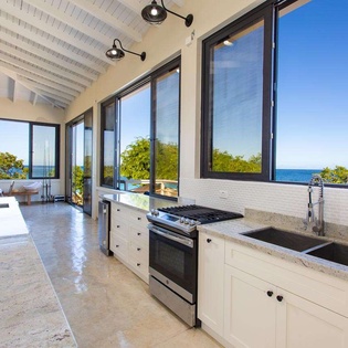 Kitchen at AXA SBH, Little Bay, Anguilla