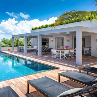 Villa Pool at WV GRO, Marigot, St. Barthelemy