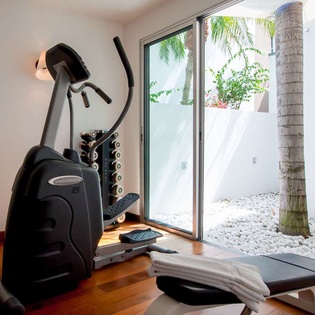 Gym at WV LAM, Gustavia, St. Barthelemy