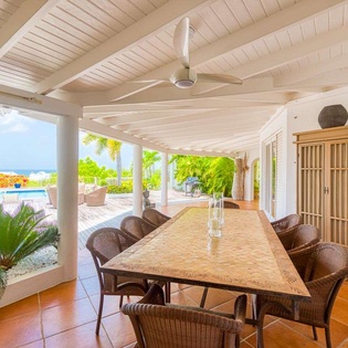 Dining Room at SXM LOT, Hillside/Terres Basses, St. Martin