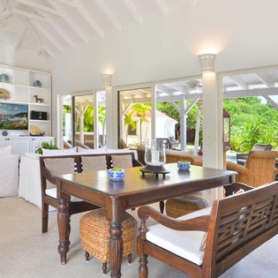 Living Room at WV KRL, St. Jean, St. Barthelemy