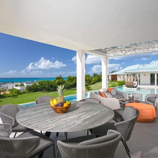 Terrace at PIE AVN, Hillside/Terres Basses, St. Martin