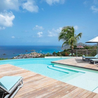 Villa Pool at WV BSN, Lurin, St. Barthelemy