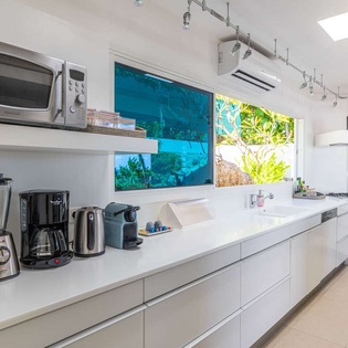 Kitchen at WV BEL, Vitet, St. Barthelemy
