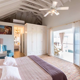 Bedroom at WV MOU, Lurin, St. Barthelemy