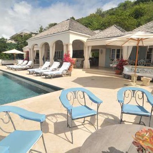 Villa Pool at WV BTR, Pointe Milou, St. Barthelemy