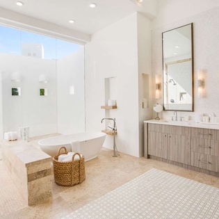Bathroom at AXA SKY, Long Bay, Anguilla