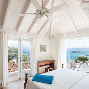 Bedroom at WV MBA, Pointe Milou, St. Barthelemy