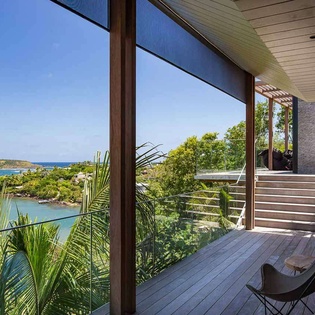 Terrace at WV BLK, Marigot, St. Barthelemy