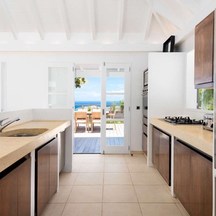 Kitchen at WV VNA, Vitet, St. Barthelemy