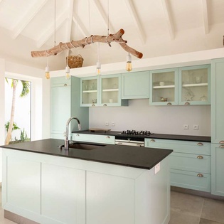 Kitchen at WV APE, St. Jean, St. Barthelemy