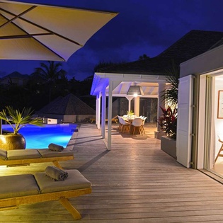 Deck at WV LAR, Petit Cul de Sac, St. Barthelemy