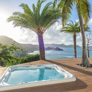 Jacuzzi at WV REP, Lorient, St. Barthelemy
