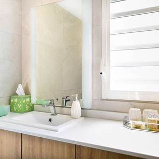 Bathroom at PIE LIB, Beach Side/Baie Rouge, St. Martin