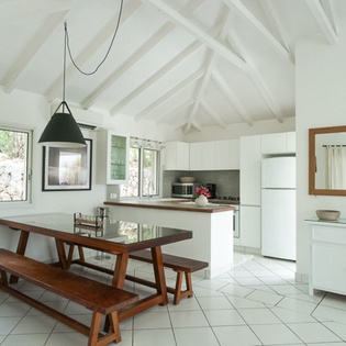 Kitchen at WV REL, St. Jean, St. Barthelemy