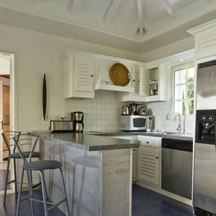 Kitchen at WV EZE, Lorient Beach, St. Barthelemy