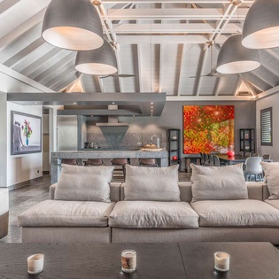 Living Room at WV AVV, Vitet, St. Barthelemy