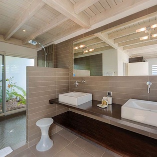 Bathroom at SXM NOL, Hillside/Terres Basses, St. Martin