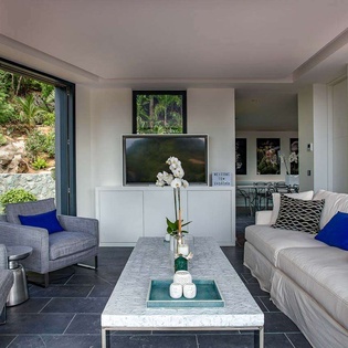 Living Room at WV SAH, Corossol, St. Barthelemy