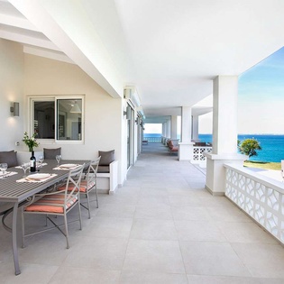 Terrace at PIE FAL, Hillside/Terres Basses, St. Martin