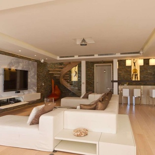 Living Room at WV FLC, Lurin, St. Barthelemy
